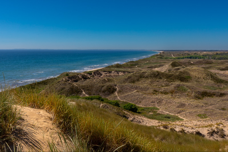 Nordstrand i  Skagen en smuk sommerdag 