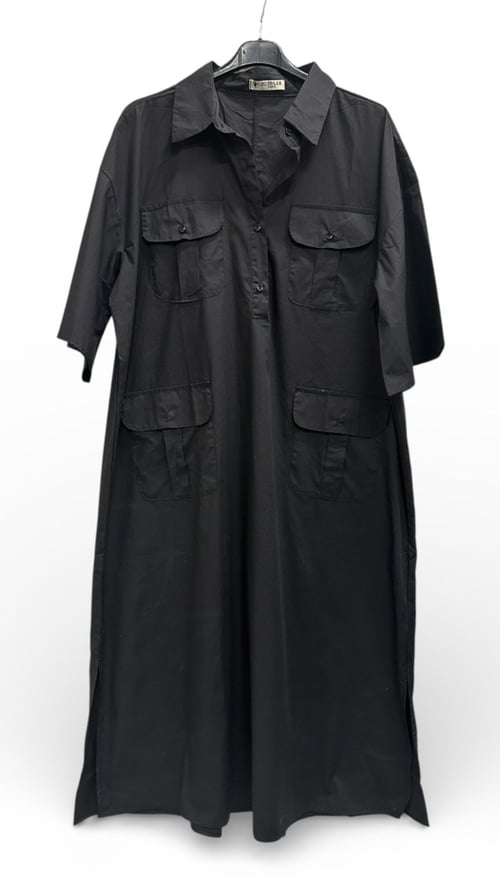 Ruby Cotton dress. Black. Onesize 36-46. (3)