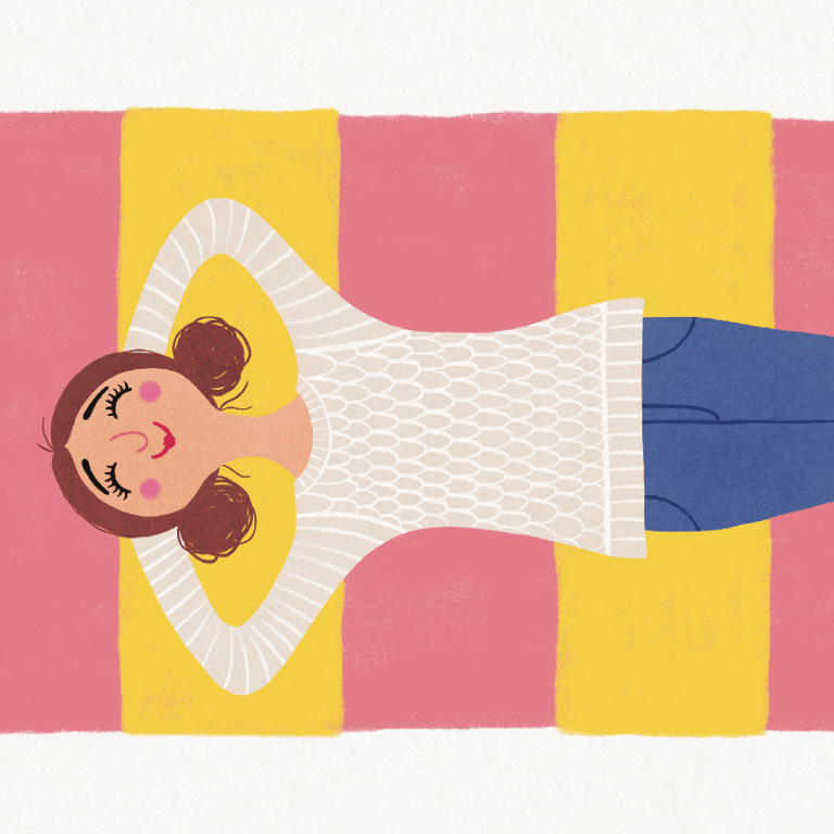 Stribet afslapning – plakat billede 4