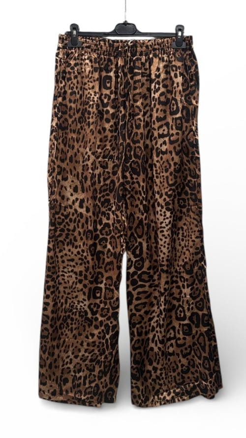 Sabine leopard pants, Camel leopard. Onesize 36-46. (2)