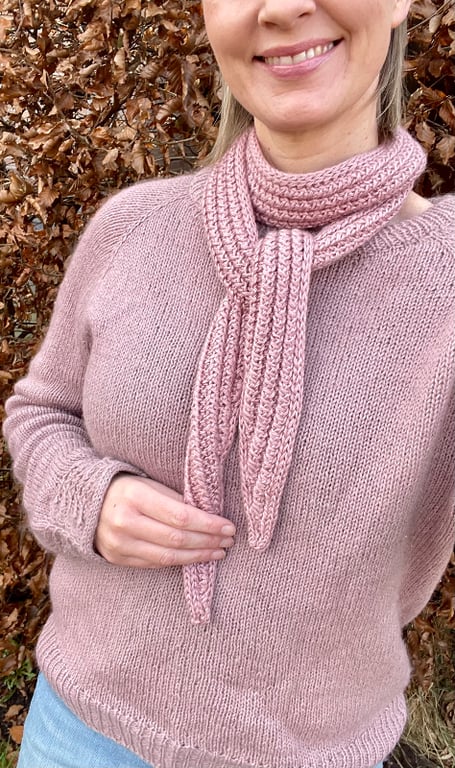Elise Scarf strikkeopskrift