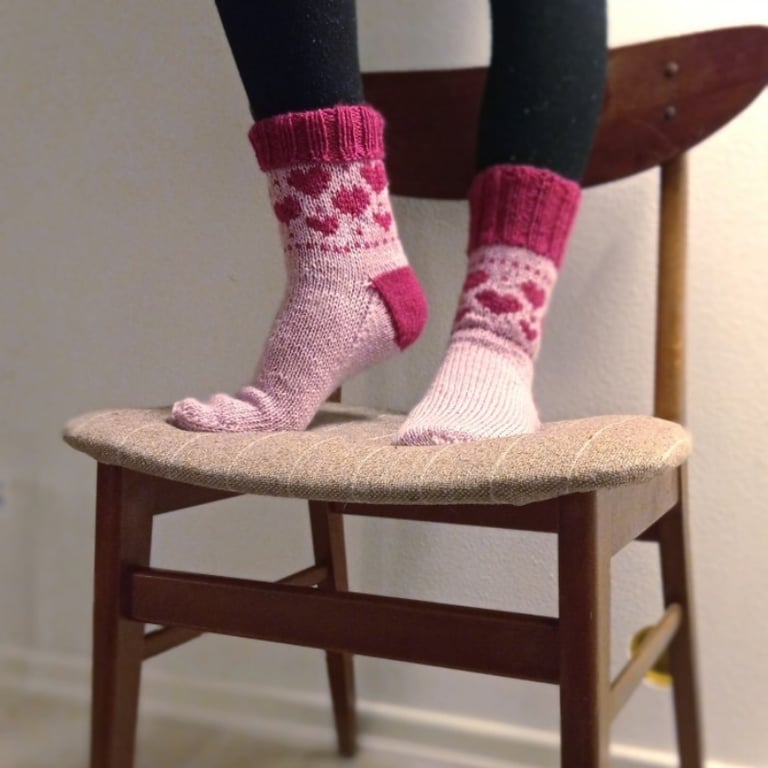 Cozy Valentine - Sokker billede 3