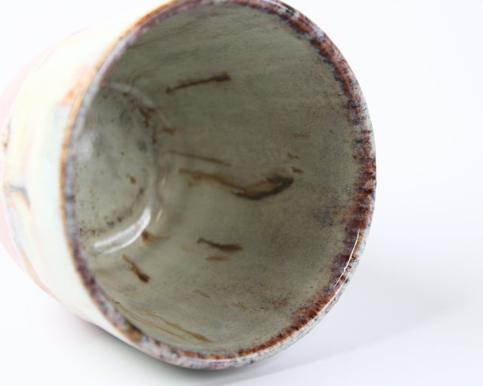 Krus - Rosa og lys m. pletter billede 3