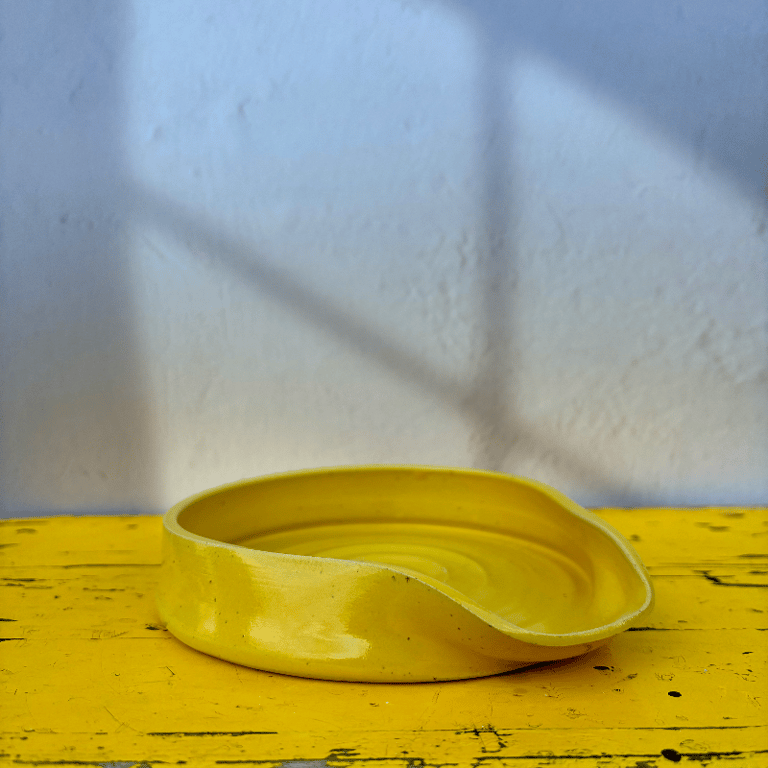 Spoonrest gul billede 2