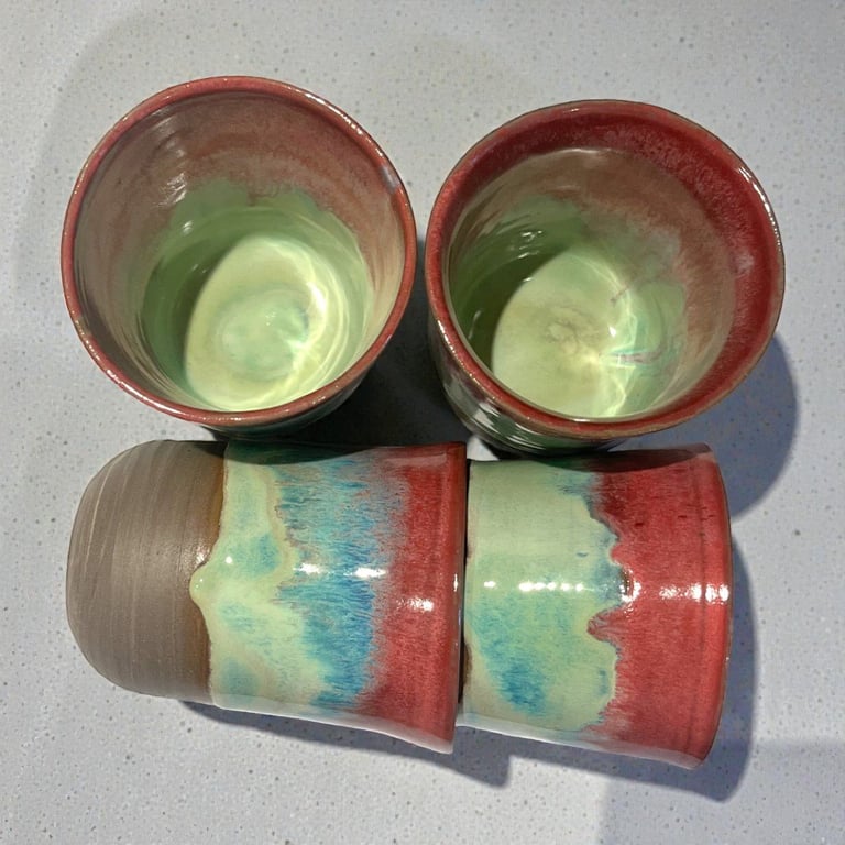 Tropisk – keramik krus i stentøj billede 3