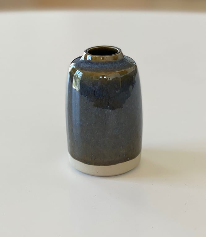 Vase, blå - 10 cm