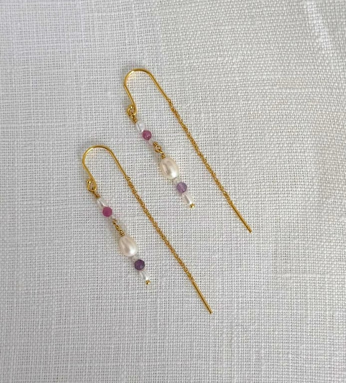 Clara - Øreringe (Forgyldt Sterling Sølv)