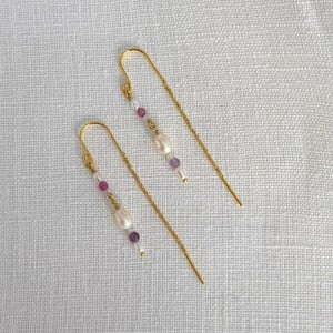 Clara - Øreringe (Forgyldt Sterling Sølv) – produktbillede