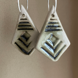 Øreringe - kobberoxid – produktbillede