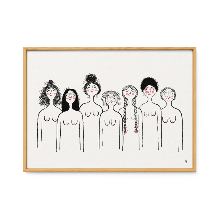 Badefolk – plakatserie billede 3