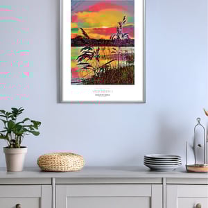 Ved søen I - Vandkraftsøen - A3 – produktbillede