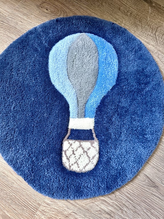 Gulv tæppe med luftballon billede 3