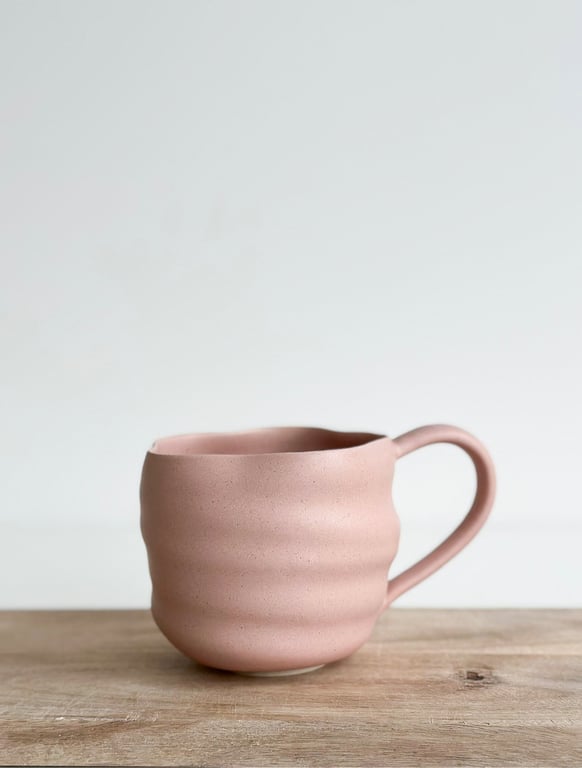 Bølgekop m. hank - rosa