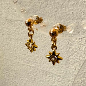 Stjerne øreringe 3 – produktbillede