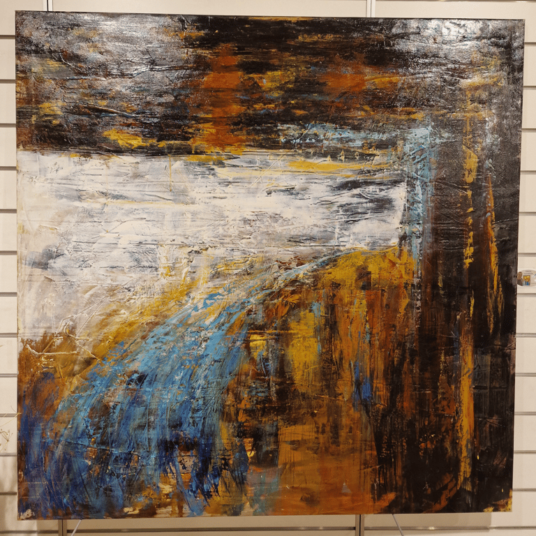 #1274  120 x 120 cm SOLD billede 6