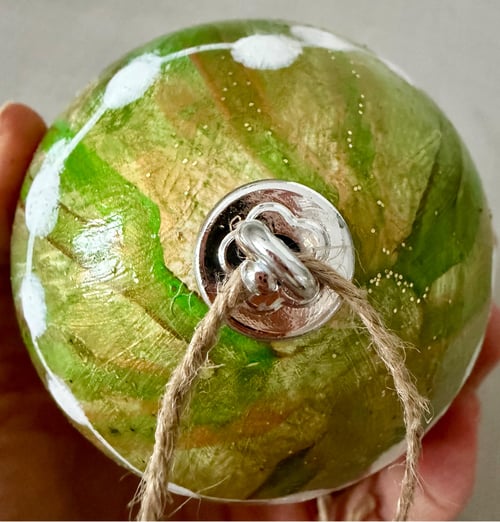 Kunst julekugle 1  (2)