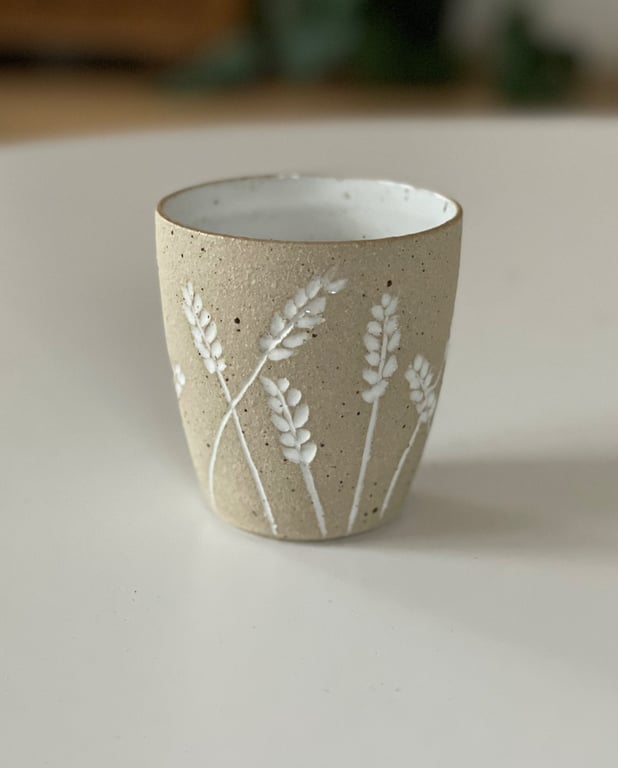 Cortado kop - kornaks - hånddekoreret