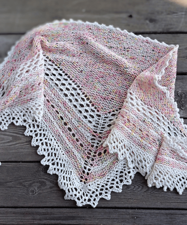 Sommerblonde Shawl ENG billede 2