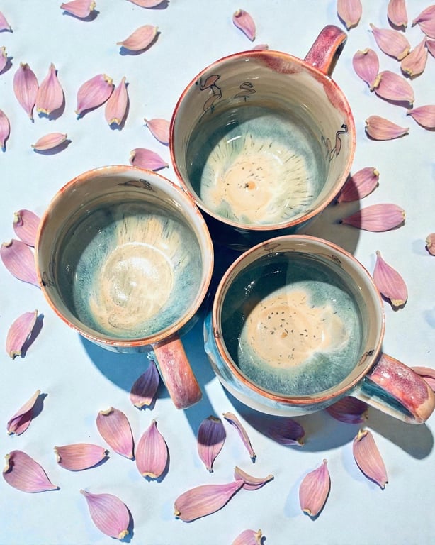 Flamingo i poolen  billede 2