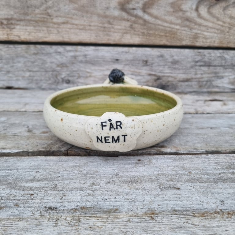 Karseskål "fårnemt" olivengrøn billede 2