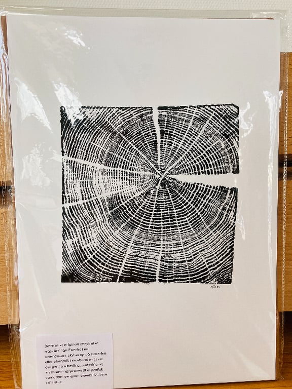 Trætryk - egetræ