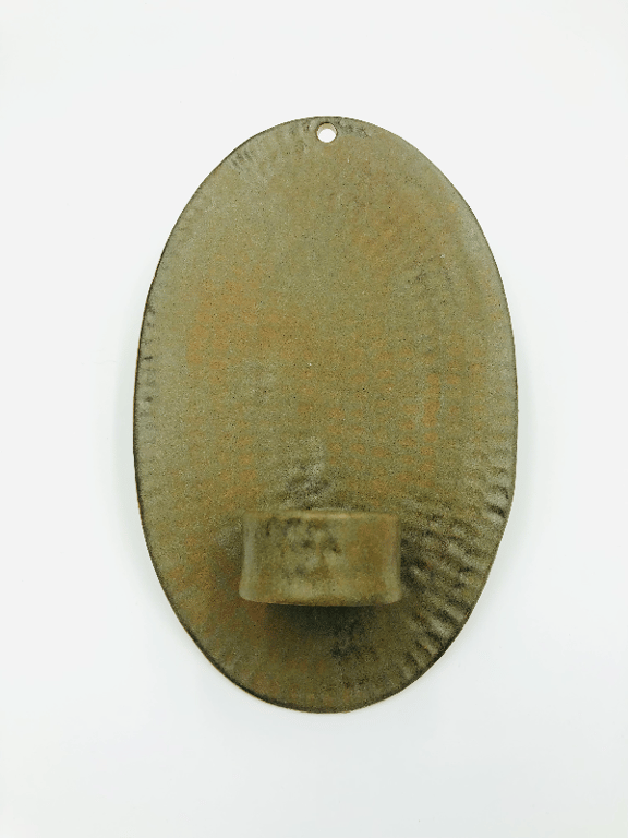Fyrfadsstage - oval - army billede 2