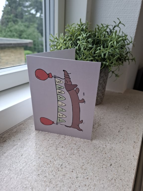 Kort: tillykke hund (3)