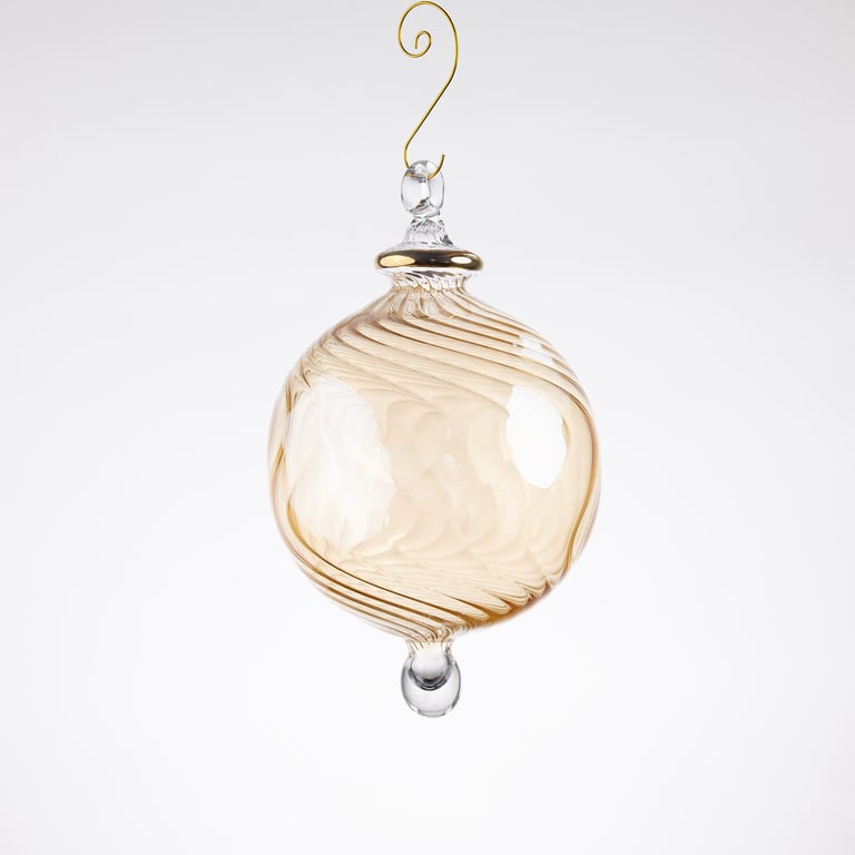 JULEKUGLE DESIGN 1030 GOLDEN MED GULD billede 2