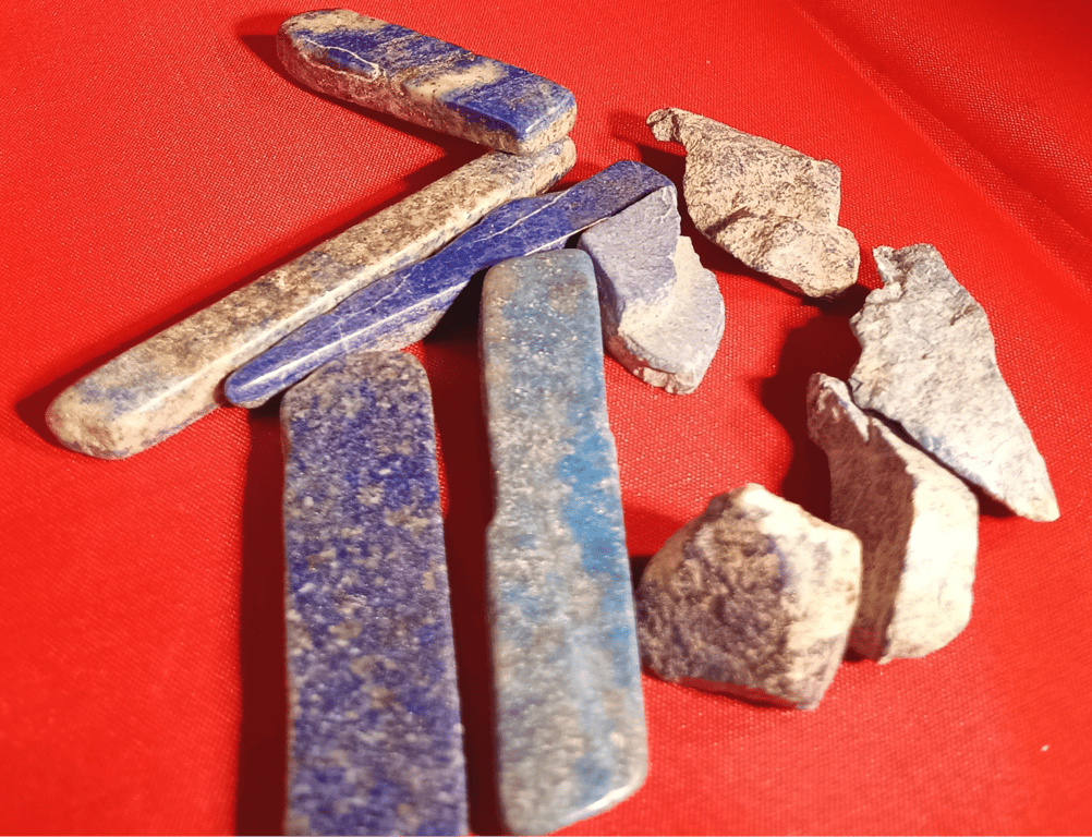 32. Lapis Lazula rå, kraftsten Styrkens vej