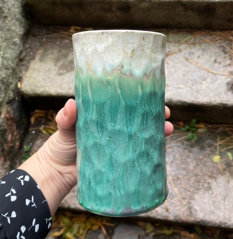 Vase, facetskåret  billede 5