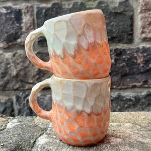 Facetskåret unika kop med hank – produktbillede