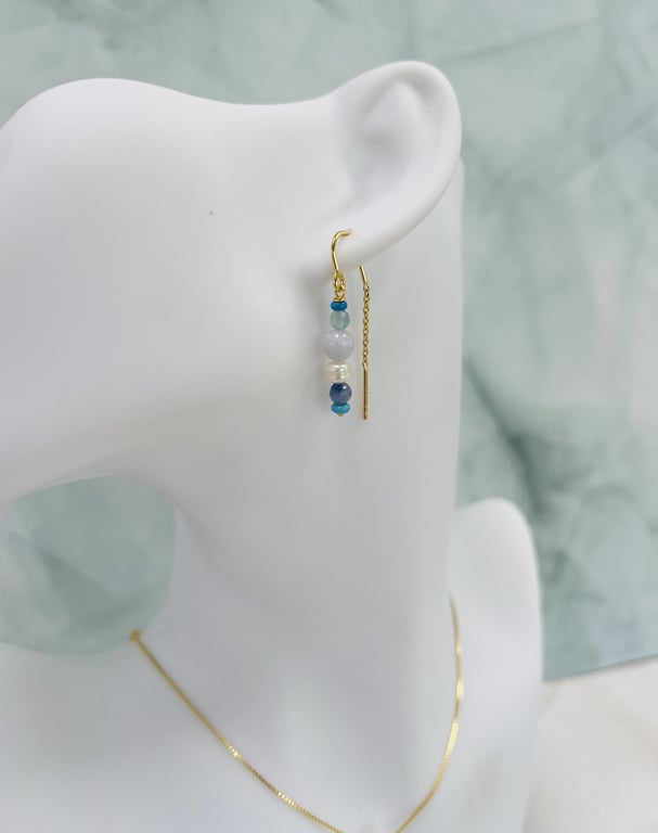 Øreringe “ Be ocean” billede 3