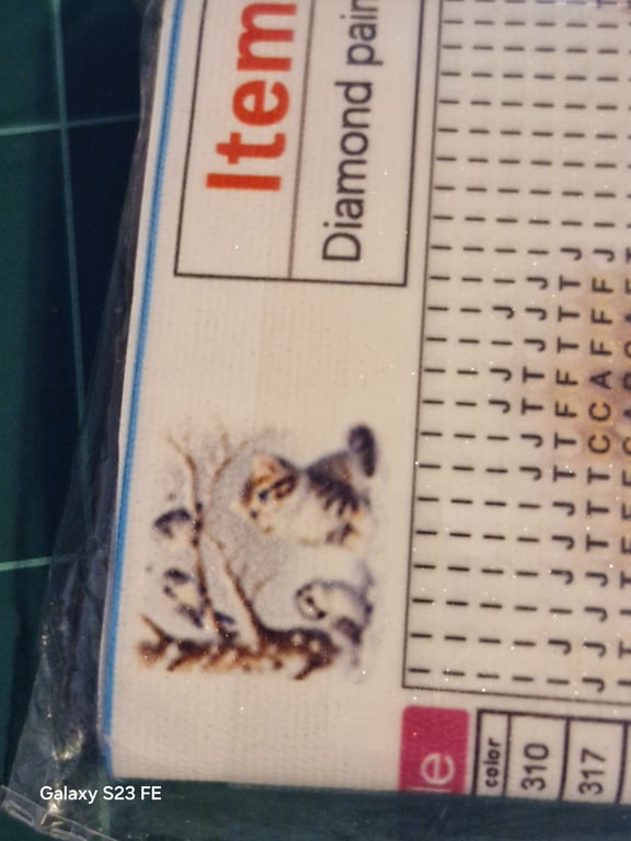 Et riget pænt vinterbilled 40×40 