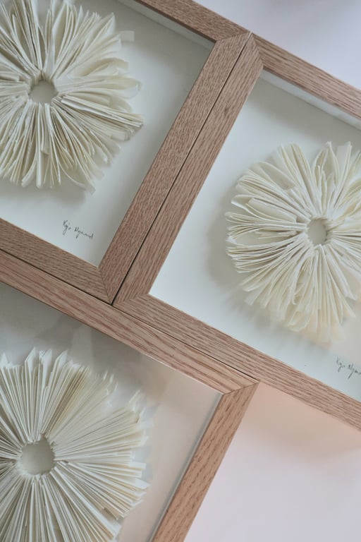 20x20cm relief, indrammet  (3)