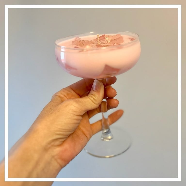 Pink lady cocktail billede 3