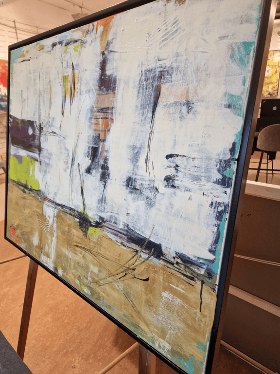 #1261  80x100 cm SOLD billede 2