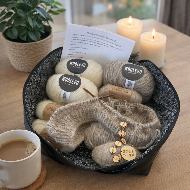 Skind boks UPCYCLING stor model 31 x 16 x 16 cm billede 2