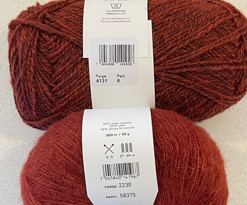 Kit: Garn og opskrift til Sesam Raglan Sweater i Alpaca Silk og Finuld (10)