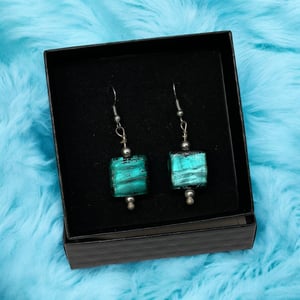 Blå Øreringe – produktbillede