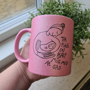 Krus: tak fordi du hjalp mig med at gro Pink Glimmer – produktbillede