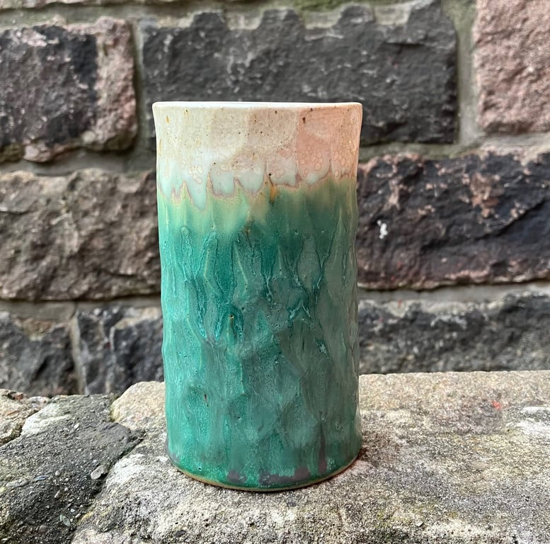 Vase, facetskåret  billede 2