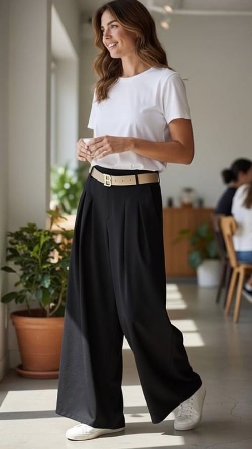 Vilja klassisk pants, Black. Onesize 36-44. (2)
