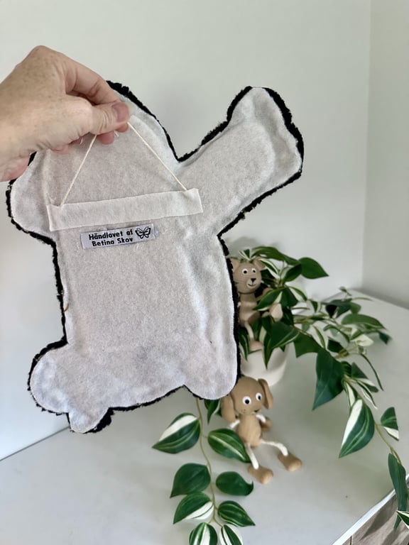 Tuftet tegneseriefigur som vægophæng i 100% uld billede 5