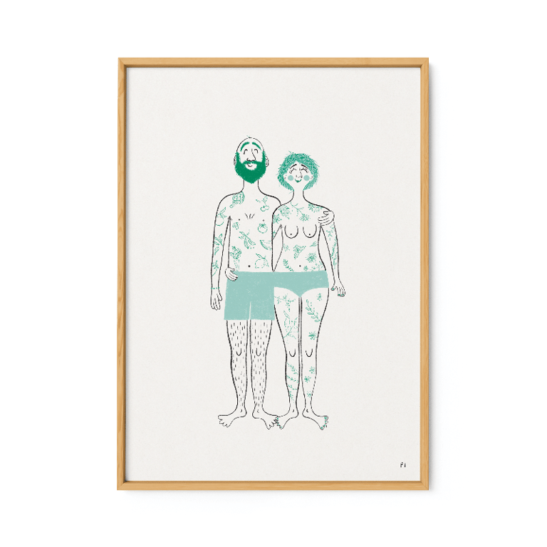 Veganerglad – plakat billede 2