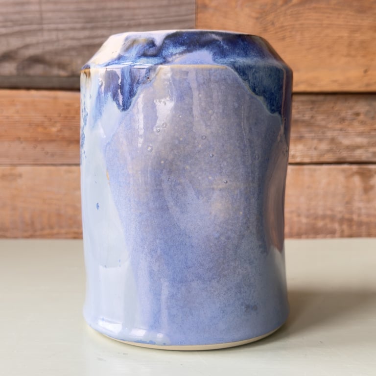 Blå vase  billede 2