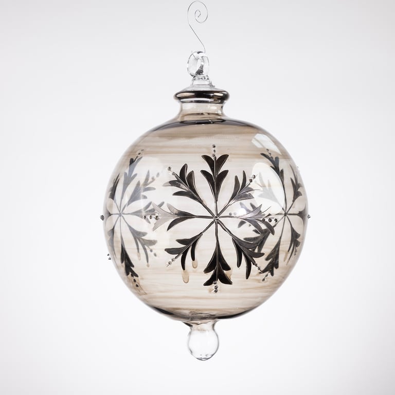 JULEKUGLE DESIGN 1007 COFFEE MED GULD billede 5