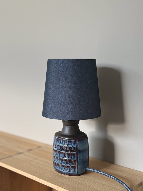 Upcycled vintage bordlampe - Søholm Keramik
