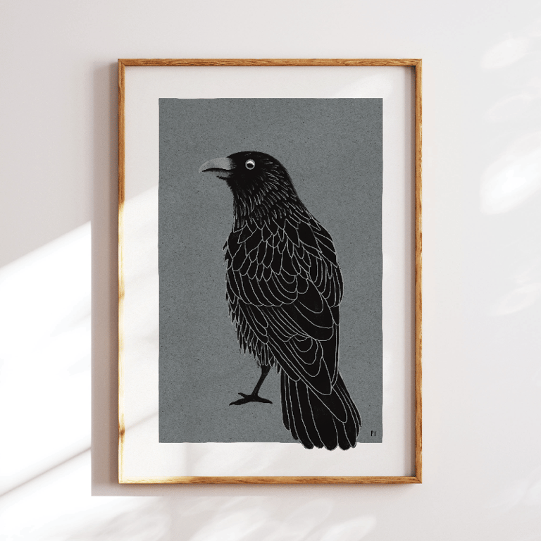 Ravnesort – plakat billede 3