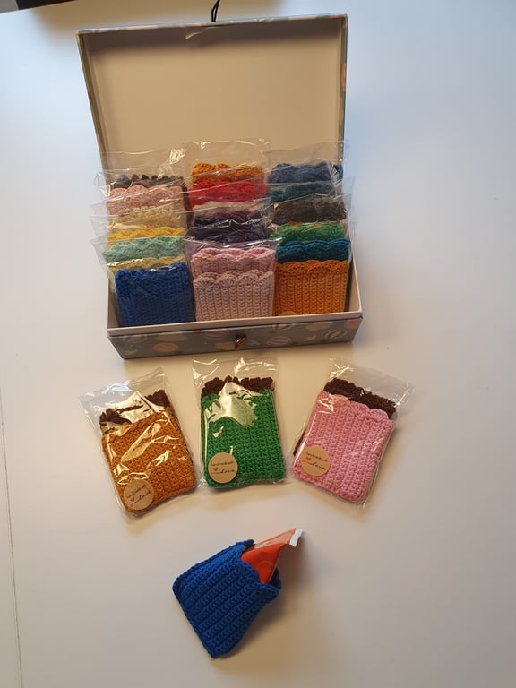 Sun Lolly isholder. Børnene får ikke kolde fingre. 2 stk assorterede farver