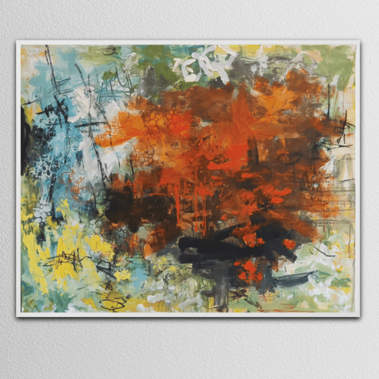 Glødende efterår (80x100)